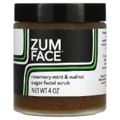 ZUM Zum Face Facial Scrub Rosemary-Mint & Walnut Sugar 4 oz