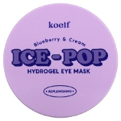 Koelf Гидрогелевая маска для глаз Ice-Pop черника и крем 30 пар