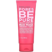 Formula 10.0.6 Pores Be Pure Skin-Clarifying Mud Mask Strawberry + Yarrow 3.4 fl oz (100 ml)