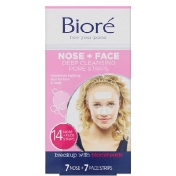Biore Комплект полосок для глубокого очищения пор для носа и лица 14 полосок