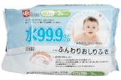 iPLUS Детские влажные салфетки 99,9% воды д/рук и лица 80 шт, мягкая упаковка