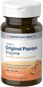 American Health Chewable Original Papaya Enzyme 100 таблеток