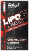 Nutrex Lipo 6 Black Ultra Concentrate International 30 капсул